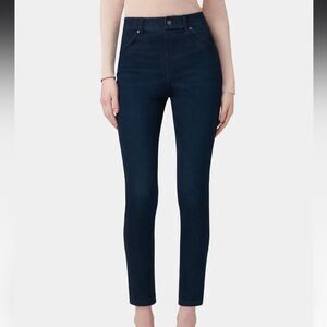 Hue | Women’s Ultra Soft Navy Blue Denim High Waist Skimmer Leggings Dark Wash